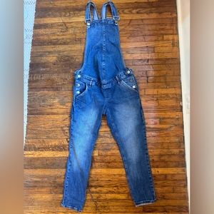 Gap maternity jean overalls